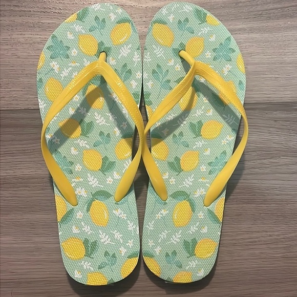 Lemon Flip Flops - Picture 1 of 4